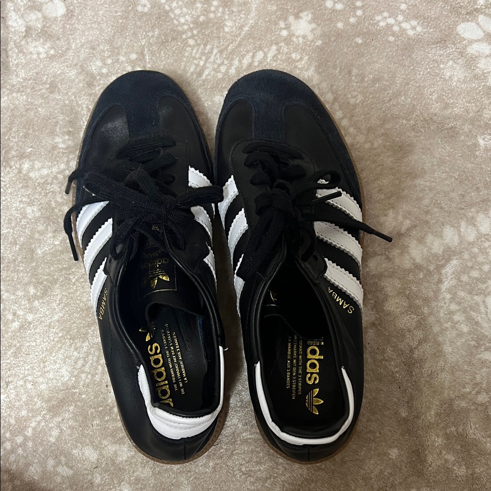 Adidas Samba Black White Sneakers - Men’s 7